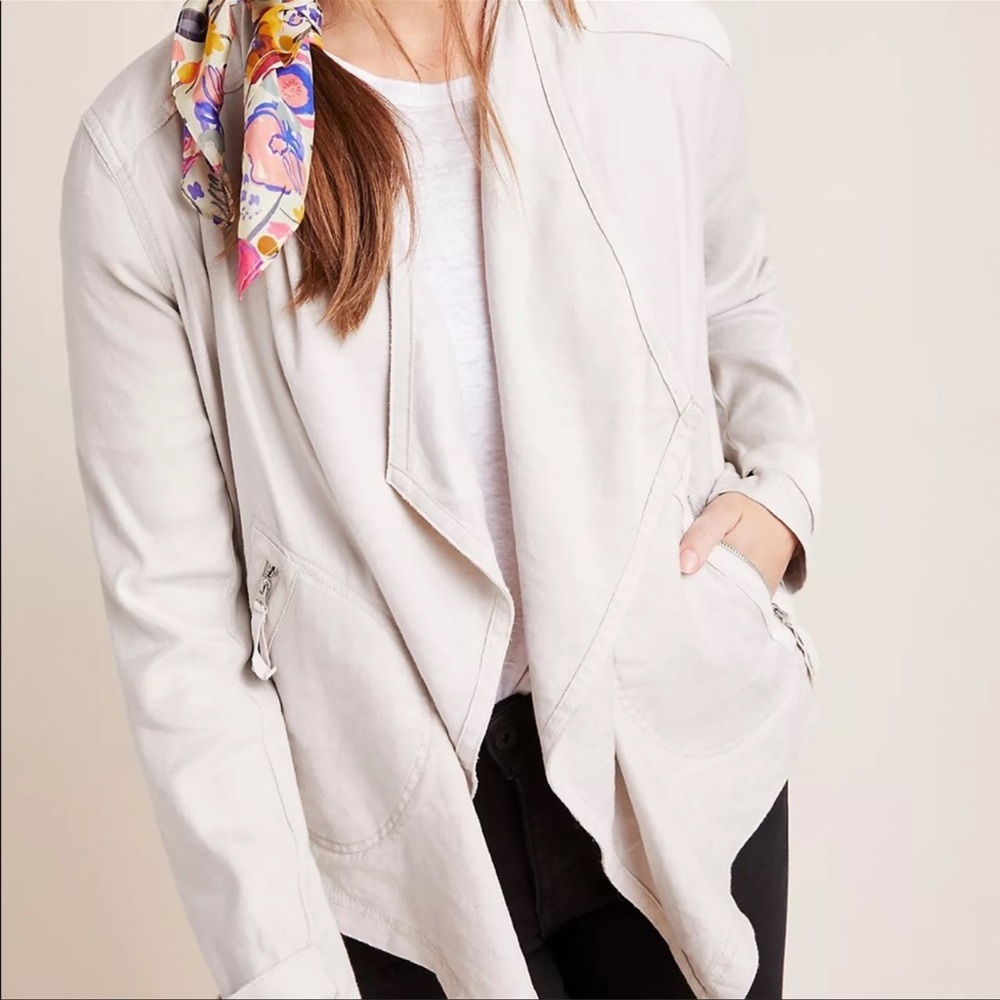 Anthropologie Gulliver Draped Jacket M